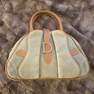 Vintage authentic Dior denim bag